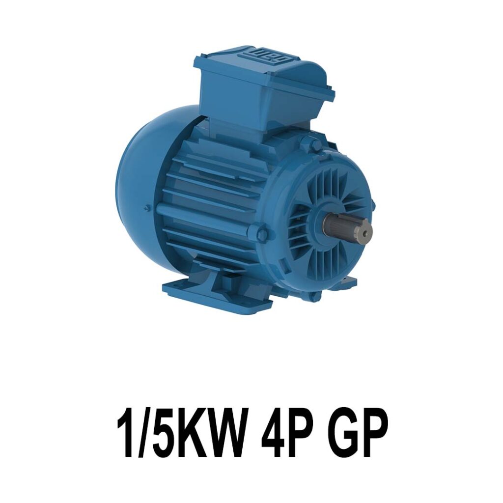 الکتروموتور وگ 1/5KW 4P GP